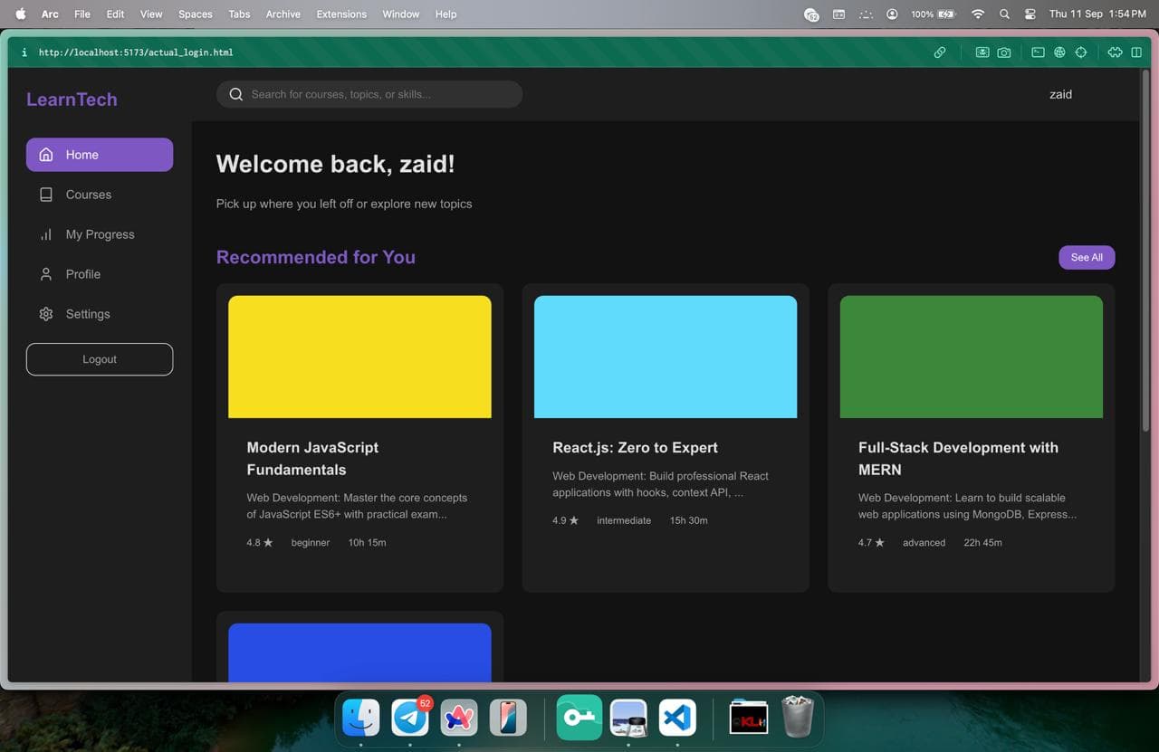 Learn-Tech — AI-Powered Learning Platform